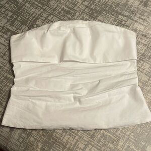 White Zara bustier Large